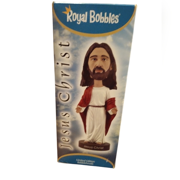 Royal Bobbles Jesus Figure Bobblehead 7.5"Tall NIB - Picture 2 of 9